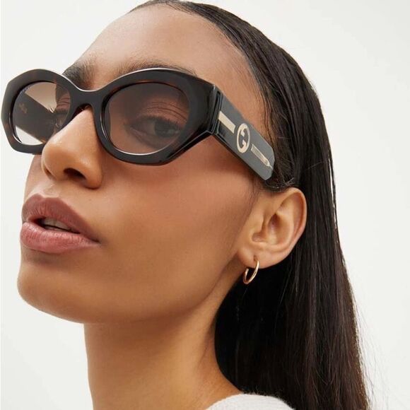 NEW Gucci Sunglasses GG1553S 002 Havana Crystal Brown Women main image 6